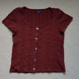 American Eagle Red T-shirt